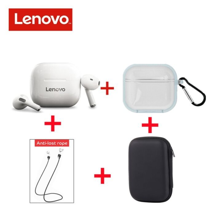 Fones de ouvido originais Lenovo LP40 Pro TWS sem fio Bluetooth 5.1 ideal para práticas de esporte, possui redução de ruído, fones de ouvido com controle de toque 500mAH 2022. Produto novo. - Image 14