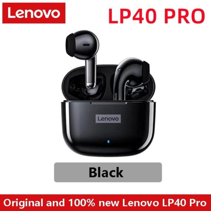 Fones de ouvido originais Lenovo LP40 Pro TWS sem fio Bluetooth 5.1 ideal para práticas de esporte, possui redução de ruído, fones de ouvido com controle de toque 500mAH 2022. Produto novo. - Image 16