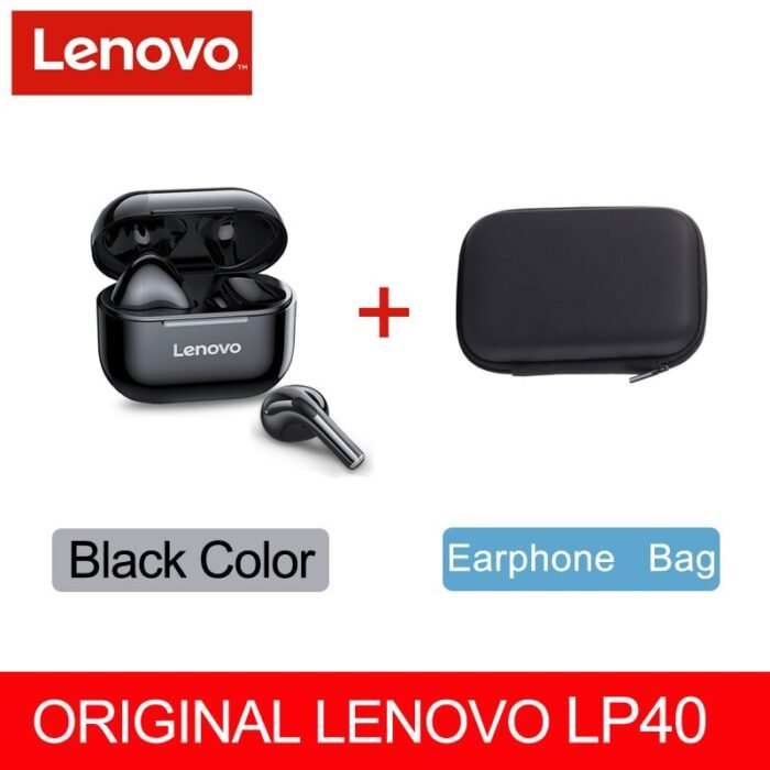 Fones de ouvido originais Lenovo LP40 Pro TWS sem fio Bluetooth 5.1 ideal para práticas de esporte, possui redução de ruído, fones de ouvido com controle de toque 500mAH 2022. Produto novo. - Image 28