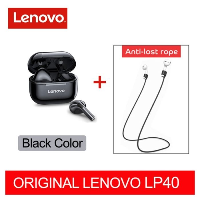 Fones de ouvido originais Lenovo LP40 Pro TWS sem fio Bluetooth 5.1 ideal para práticas de esporte, possui redução de ruído, fones de ouvido com controle de toque 500mAH 2022. Produto novo. - Image 30