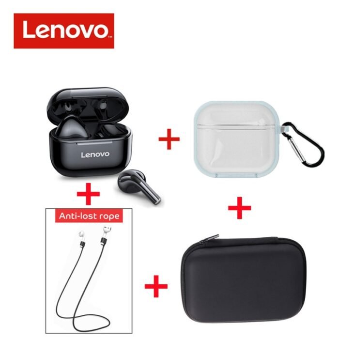 Fones de ouvido originais Lenovo LP40 Pro TWS sem fio Bluetooth 5.1 ideal para práticas de esporte, possui redução de ruído, fones de ouvido com controle de toque 500mAH 2022. Produto novo. - Image 13