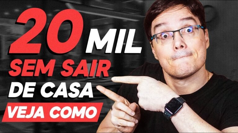 COMO FATURAR 20 MIL REAIS POR MÊS COM VENDAS SEM SAIR DE CASA!