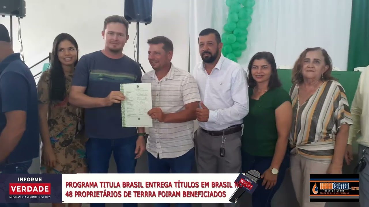 TITULA BRASIL ENTREGA TÍTULOS DE TERRAS À AGRICULTORES DE BRASIL NOVO