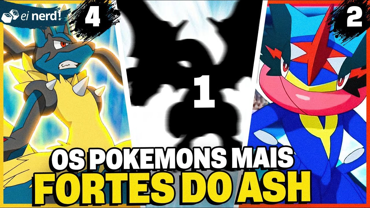 TOP 10 POKEMONS MAIS PODEROSOS DO ASH [Minha lista]