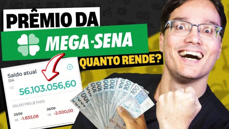 50 MILHÕES! QUANTO RENDE O PRÊMIO DA MEGA SENA NA RENDA FIXA?