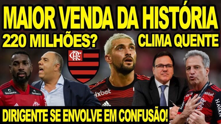 FLAMENGO VENDENDO ARRASCAETA? MAIOR VENDA DA HISTÓRIA? PIRRAÇA NA COMPRA DE GERSON! DIRIGENTE MENGÃO