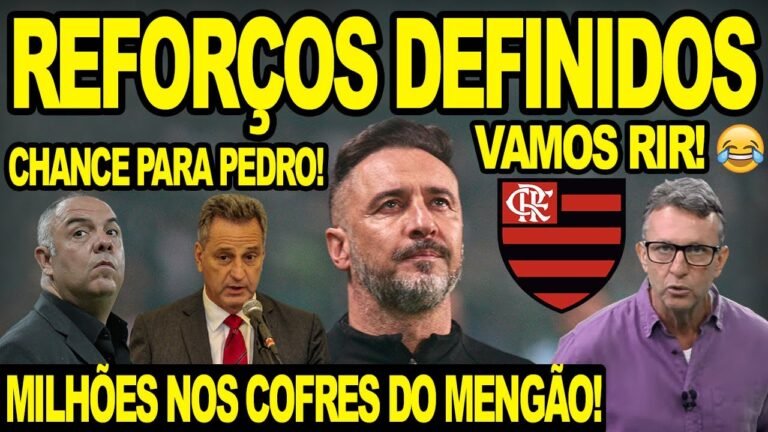 REUNIÃO DEFINE NOVOS REFORÇOS DO FLAMENGO! 4 MILHÕES NOS COFRES DO MENGÃO! VAMOS RIR DO NETO! E+