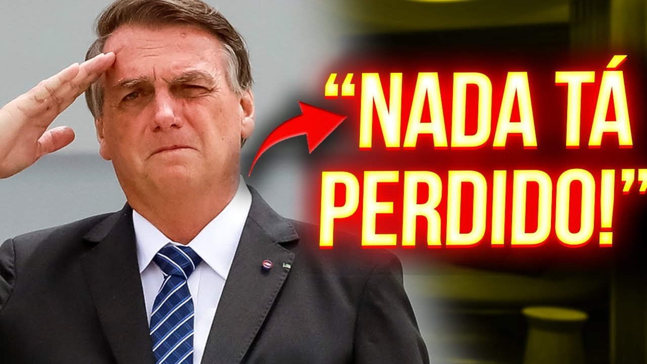 BOLSONARO AFIRMA QUE NADA ESTÁ PERDIDO E DÁ ESPERANÇA AOS MANIFESTANTES!