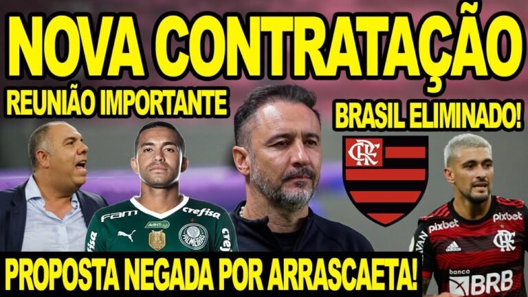 VITOR PEREIRA QUER NOVA CONTRATAÇÃO NO FLAMENGO! PROPOSTA POR ARRASCAETA NEGADA! DIRIGENTE DO MENGÃO