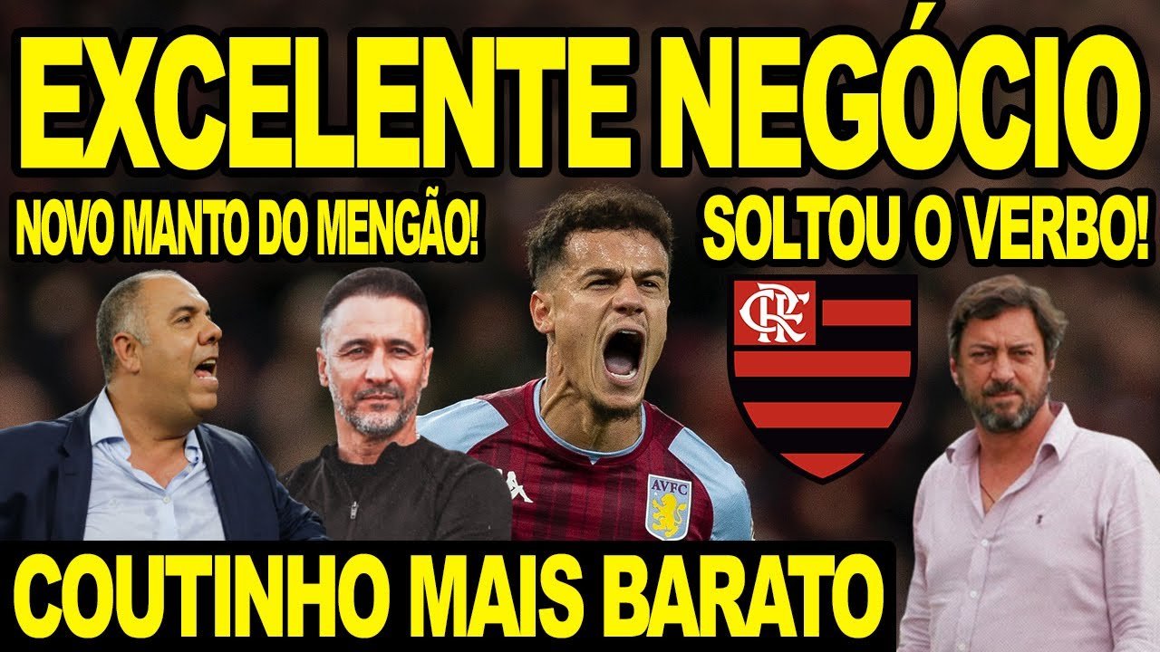 PHILIPPE COUTINHO BATE MARTELO SOBRE FUTURO! EXCELENTE NEGÓCIO NO FLAMENGO! NOVO MANTO DO MENGÃO! E+